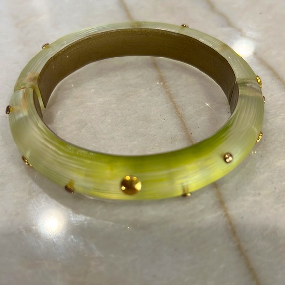 COPY - Alexis Bittar green lucite bracelets. - Picture 4 of 5